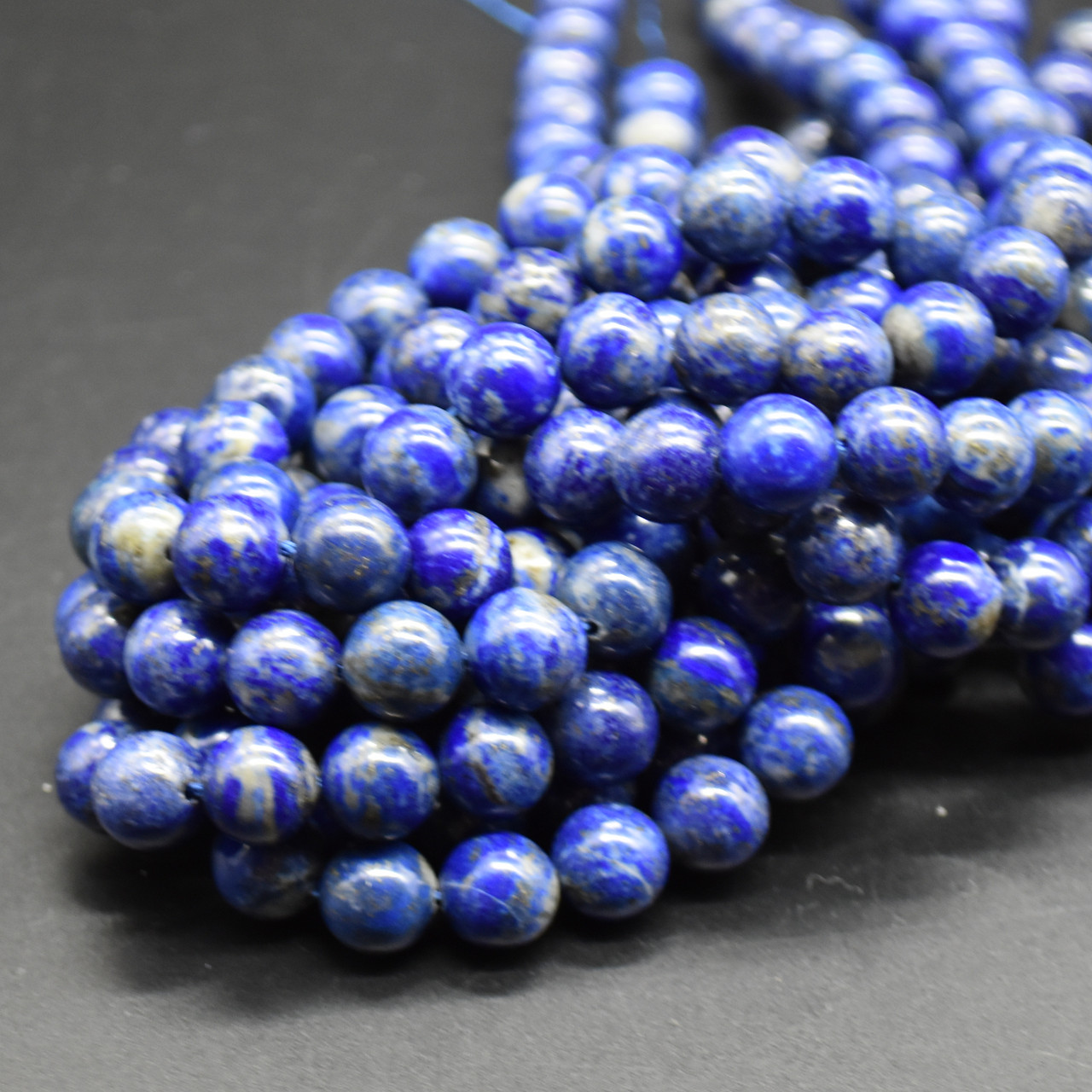 Natural Denim Blue Sodalite 4mm 6mm 8mm 10mm Round Beads