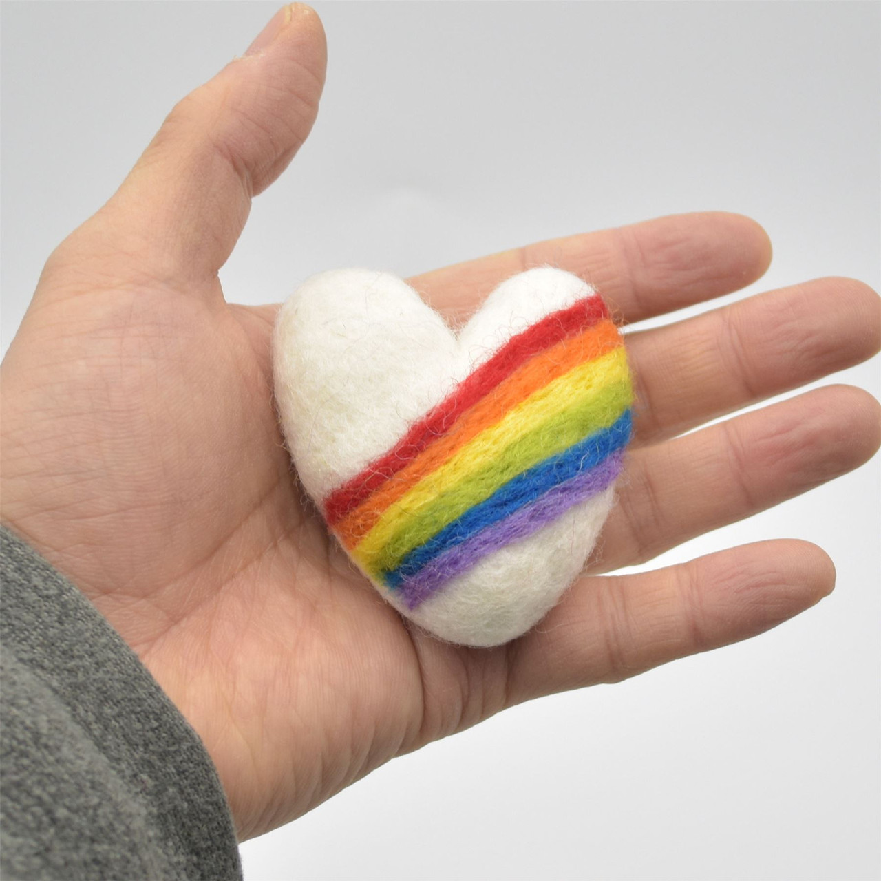 4-5cm Multicolor Felt Heart