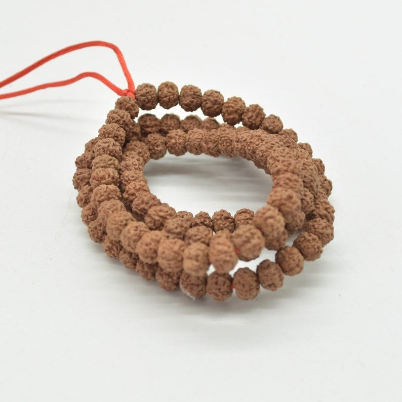 Rudraksha Mala Stringing Cord Rudraksha Seed Near Round