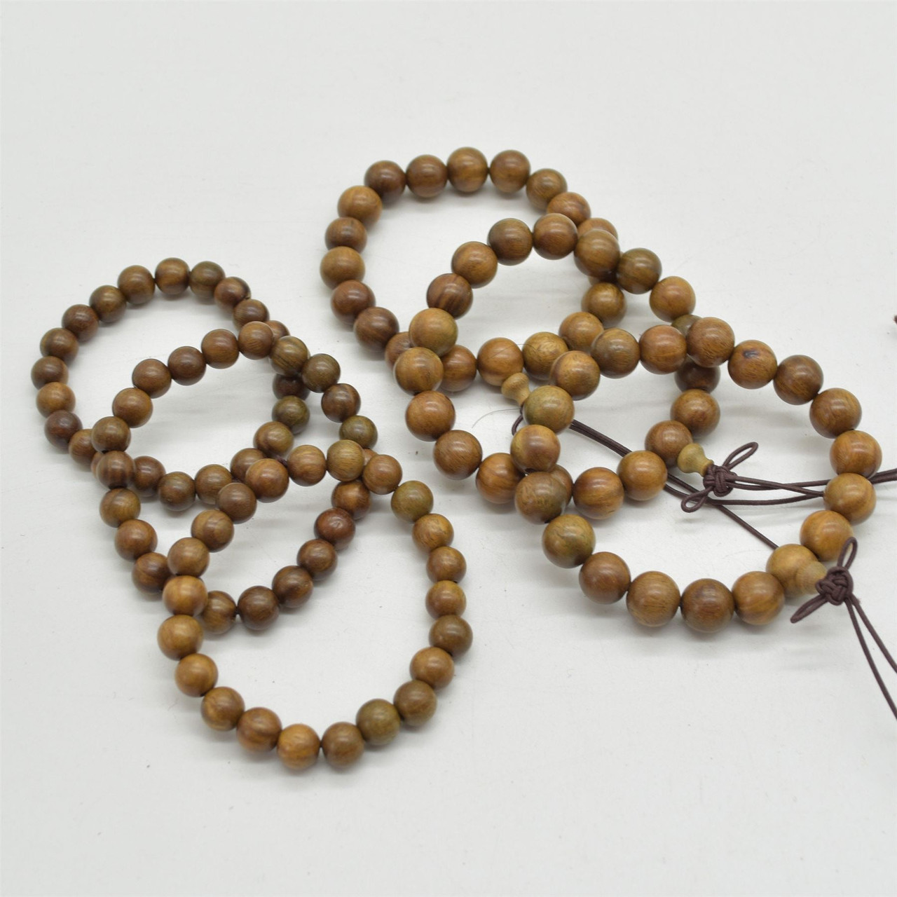 Green sandalwood shop prayer beads