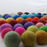 2.5cm Felt Balls