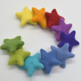 3.5cm Felt Stars