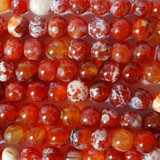 Fire Agate Beads