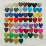 3cm Felt Hearts