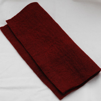 Handmade 100% Wool Felt Sheet - Approx 5mm Thick - 12" Square - Wine Red Handmade 100% Wool Felt Sheet - Approx 5mm Thick - 12" Square - Wine Red