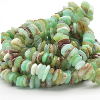 High Quality Grade A Natural Australian Chrysoprase Semi-precious Gemstone Chunky Chips Nuggets Beads - 8mm-15mm x 1mm-6mm - 15.5" strand High Quality Grade A Natural Australian Chrysoprase Semi-precious Gemstone Chunky Chips Nuggets Beads - 8mm-15mm x 1mm-6mm - 15.5" strand