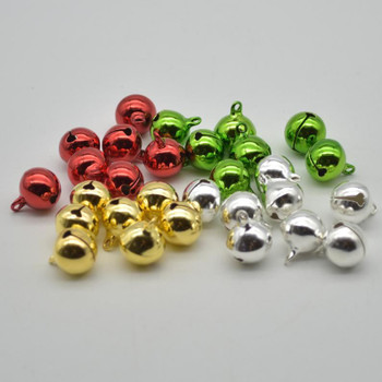 Metallic Jingle / Sleigh Bells - Assorted Colours - 100 Count - 14mm Metallic Jingle / Sleigh Bells - Assorted Colours - 100 Count - 14mm