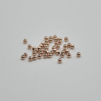 14K Rose Gold Filled Findings - 50 Gold Filled Round Seamless Spacer Beads - 2mm - 50 per pack - 0.80mm hole size 14K Rose Gold Filled Findings - 50 Gold Filled Round Seamless Spacer Beads - 2mm - 50 per pack - 0.80mm hole size