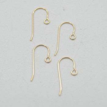 14K Gold Filled Findings - Gold Filled Micro Earring Wire - 0.51mm x 15.2mm - 2 or 6 Count - Made in USA 14K Gold Filled Findings - Gold Filled Micro Earring Wire - 0.51mm x 15.2mm - 2 or 6 Count - Made in USA