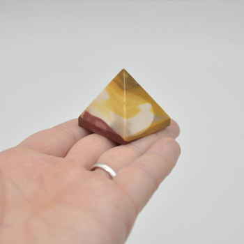 Natural Mookite / Mookaite Semi-precious Gemstone Pyramid - 1 Count - 3cm x 3cm - 28 grams #05