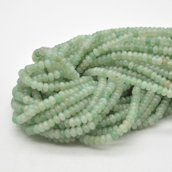 High Quality Grade A Natural Green Aventurine Semi-precious Gemstone Rondelle / Spacer Beads - 5mm x 3mm - 15.5" strand High Quality Grade A Natural Green Aventurine Semi-precious Gemstone Rondelle / Spacer Beads - 5mm x 3mm - 15.5" strand