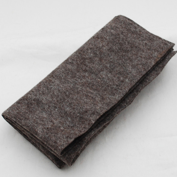 100% Wool Felt Fabric - Approx 1mm Thick - Natural Brown