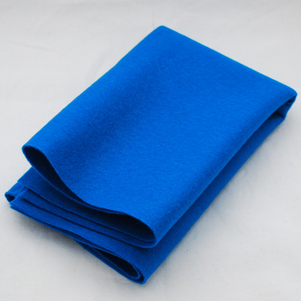 100% Wool Felt Fabric - Approx 1mm Thick - Peacock Teal Blue