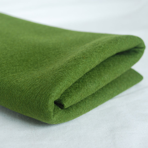 100% Wool Felt Fabric - Approx 1mm Thick - Dark Olive Green