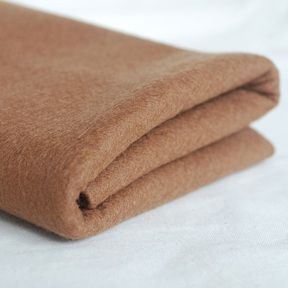 100% Wool Felt Fabric - Approx 1mm Thick - Light Brown