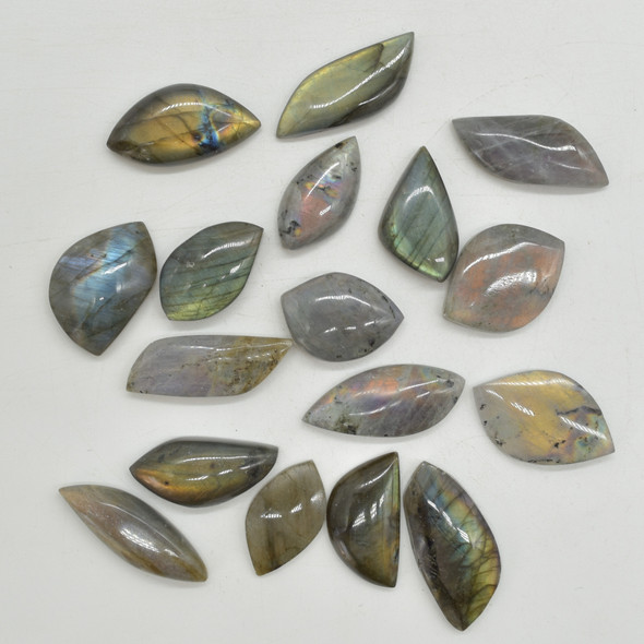 Labradorite Freeform Cabochon - 5 - 10 grams - 1 or 5 Pcs - For Jewellery Making