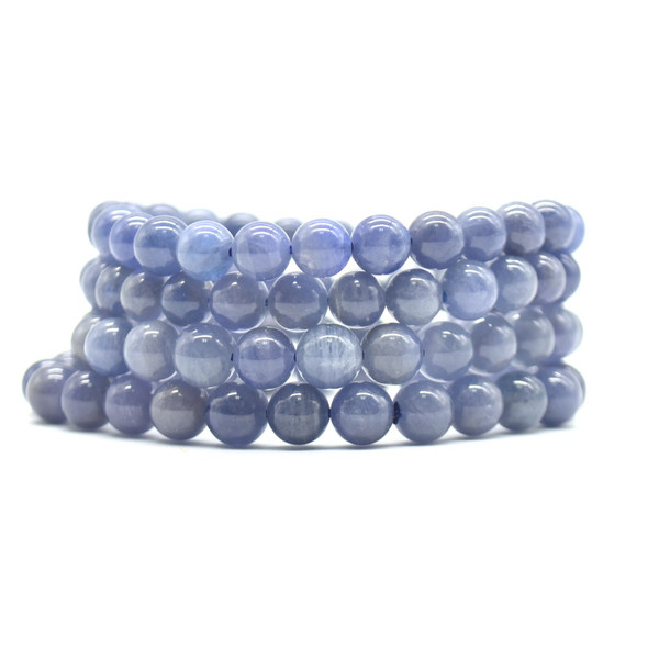 Tanzanite Gemstone Round Beads Sample strand / Bracelet - 7mm - 7.8mm - 7.5 inches Tanzanite Gemstone Round Beads Sample strand / Bracelet - 7mm - 7.8mm - 7.5 inches