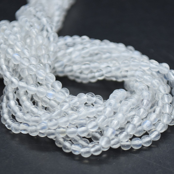 Rainbow Moonstone Gemstone SMOOTH Round Beads  3mm  15 Strand, for Jewellery making, DIY