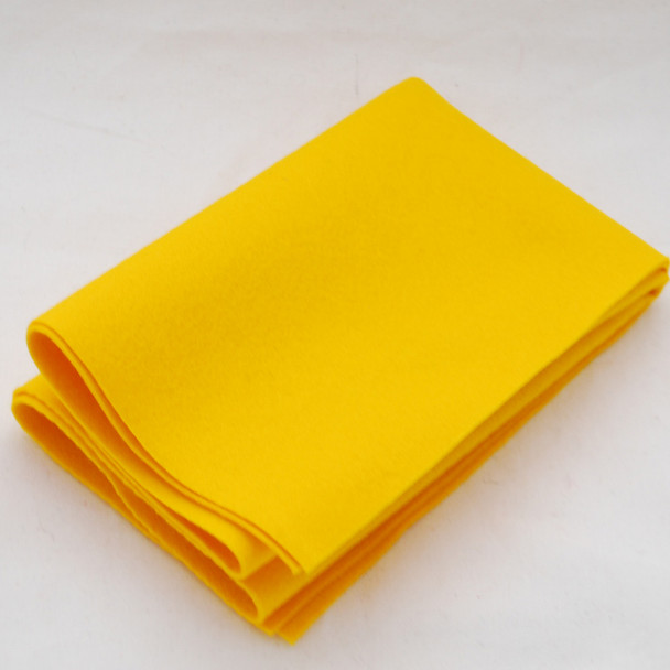 100% Wool Felt Fabric - Approx 1mm Thick - Mustard Yellow