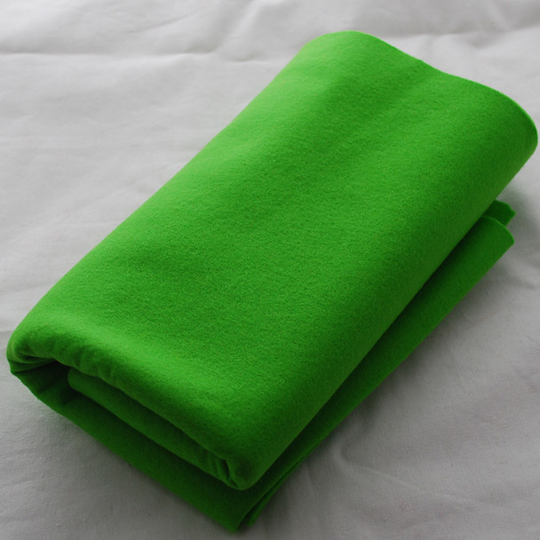 100% Wool Felt Fabric - Approx 1mm Thick - Bright Lime Green