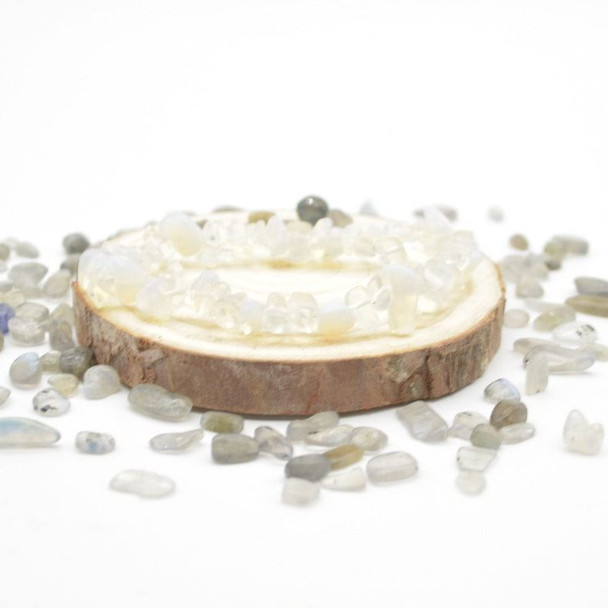 Opalite Moonstone Chip Bracelet / Beads Sample strand