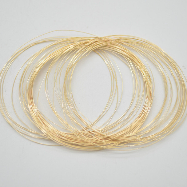 14K Gold Filled Findings - Gold Filled Coil Wire - Dead Soft - 0.64mm - 50cm or 100cm lengths - Made in USA