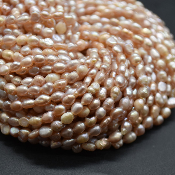 Natural Freshwater Baroque Nugget Pearl Beads - Pink, Purple - 3mm - 5mm - 14'' Strand