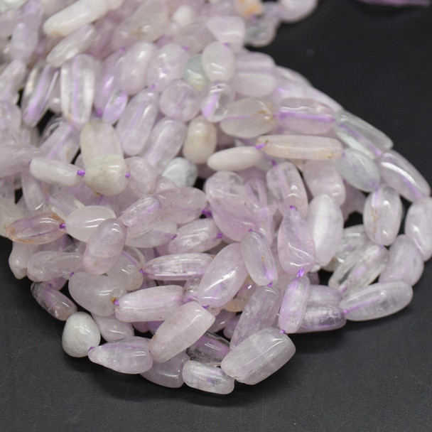 Kunzite Nugget Beads - 8mm - 15mm, 15'' Strand, for Jewellery Making