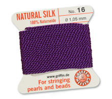 CORNELIAN SILK STRING THREAD 0.80mm FOR STRINGING PEARLS /& BEADS GRIFFIN SIZE 8