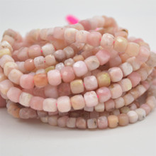 180.00 Cts Earth Mined Pink Australian Opal Round Shape Beads Necklace