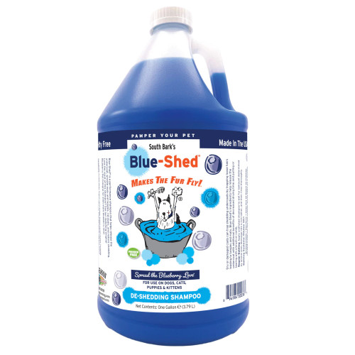 Showseason Blue-Shed Brightening De-Shed Shampoo by South Bark