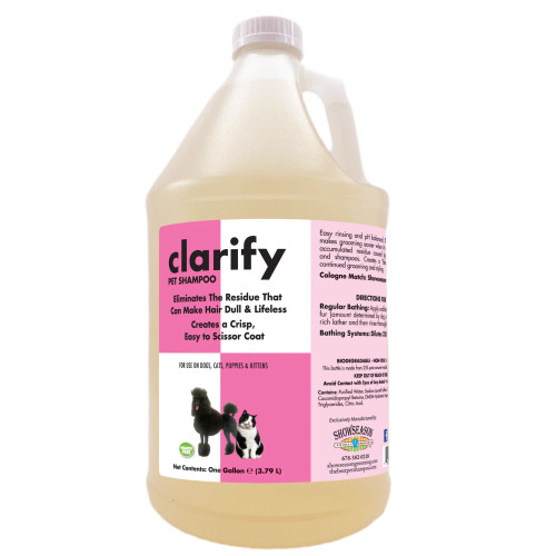 Showseason Clarify Pet Shampoo - Gallon