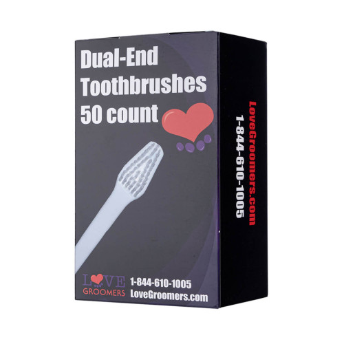 Love Groomers Dual-End Toothbrushes