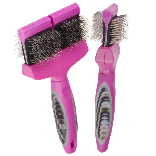 Groomer Essentials Flexible Slicker Brush - Medium Firm