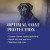 A graphic reading: "Optimal Coat Protection. Creates a barrier against pollutants. Repels dirt, dust, and urine. Maintains coat color."