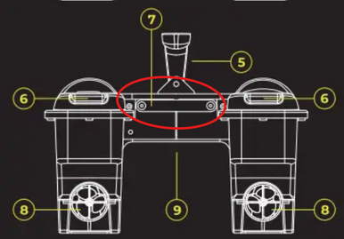 2 X Ridgemonkey 750 Rig Securing Arm