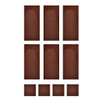 Chocolate Template (Chablon) Rectangle & Square 