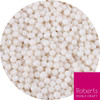 Bulk 5mm Sugar Ball White Pearlescent 1kg