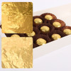 Foil For Wrapping Chocolates - 4pk Dark Gold & Cream Gold