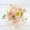 Example of a Cake you can create using the Ranunculus with the additional of other floral pieces.