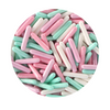 Pastel Rods Candy Shapes