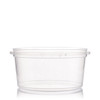 200ml Clear Plastic Tub  x 124 (Clearance)