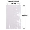 BULK Peel & Seal Bag  Pkt 95 - 16 x23 cm