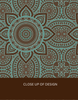 Transfer Sheet  - Aztec Print - Teal Blue