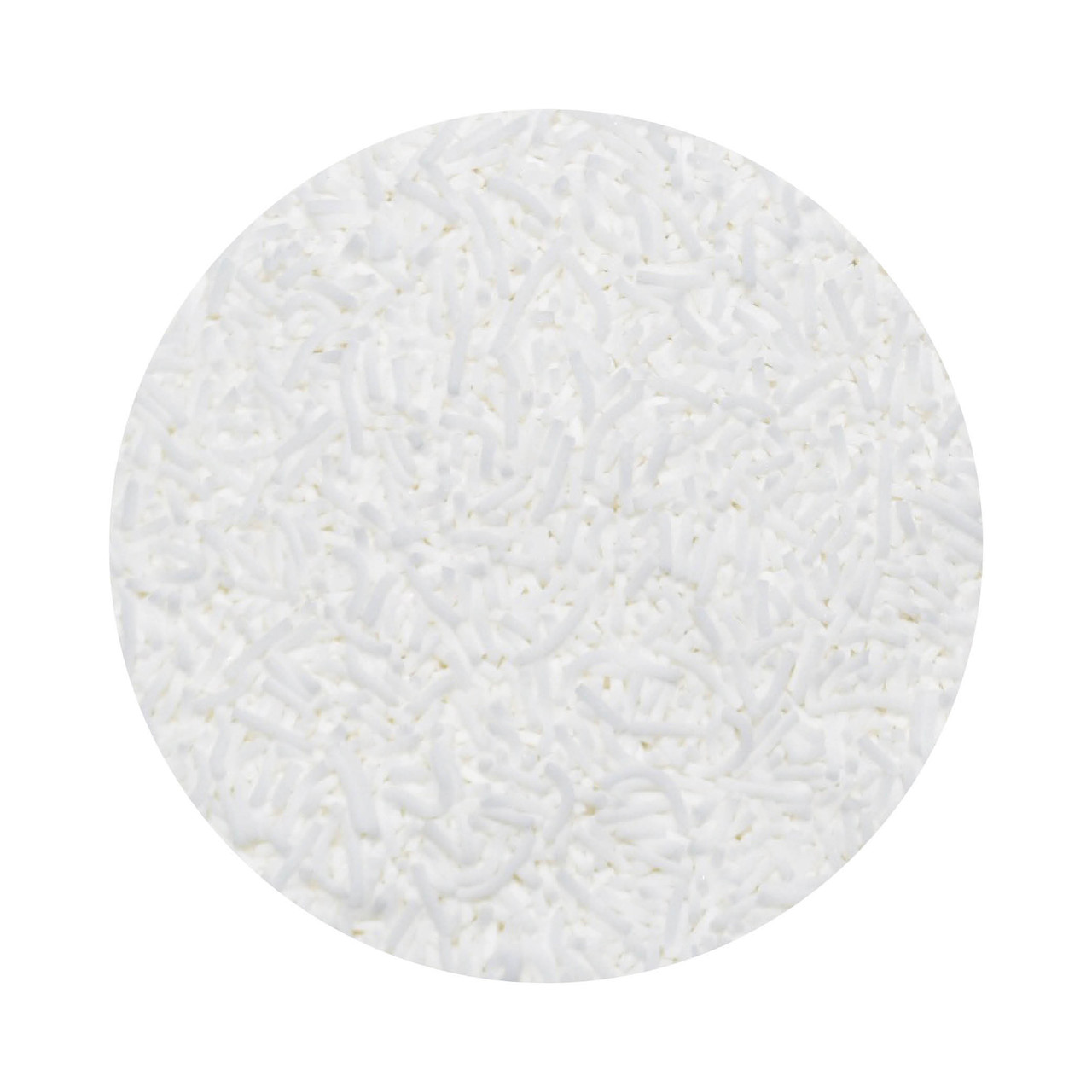 Jimmies White 1mm swatch