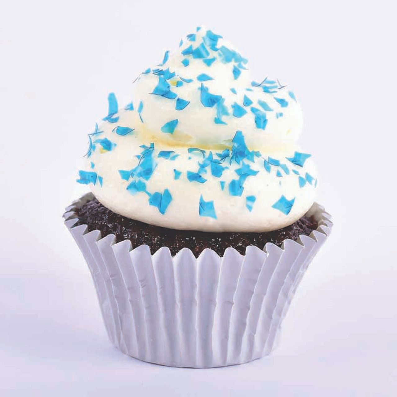 Edible Crafting Glitter Flakes - Blue 5g