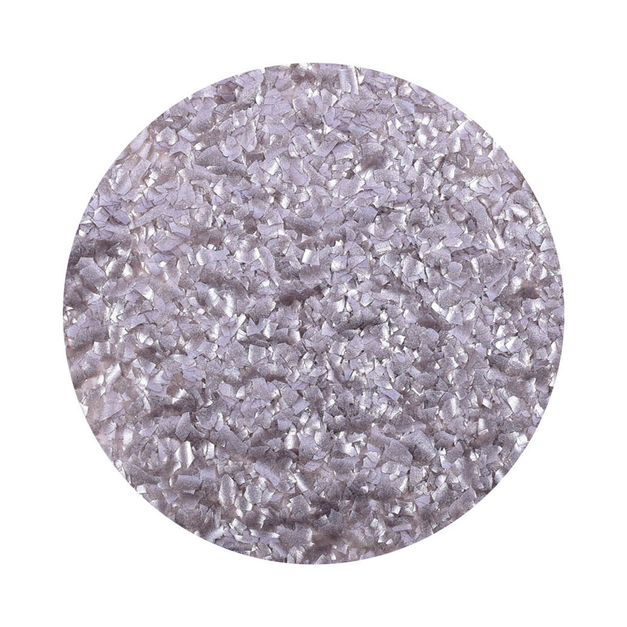 Bulk 200g -  Crafting Glitter Flakes - Silver