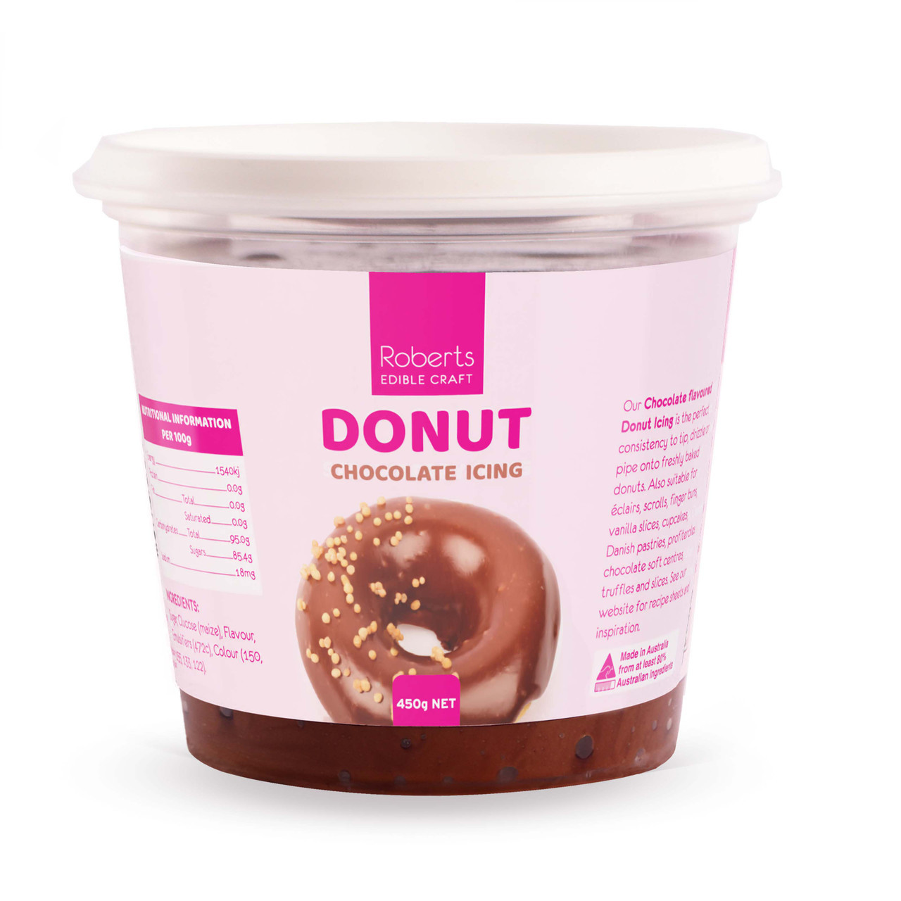 Donut Icing Chocolate Bulk 14.5 kg