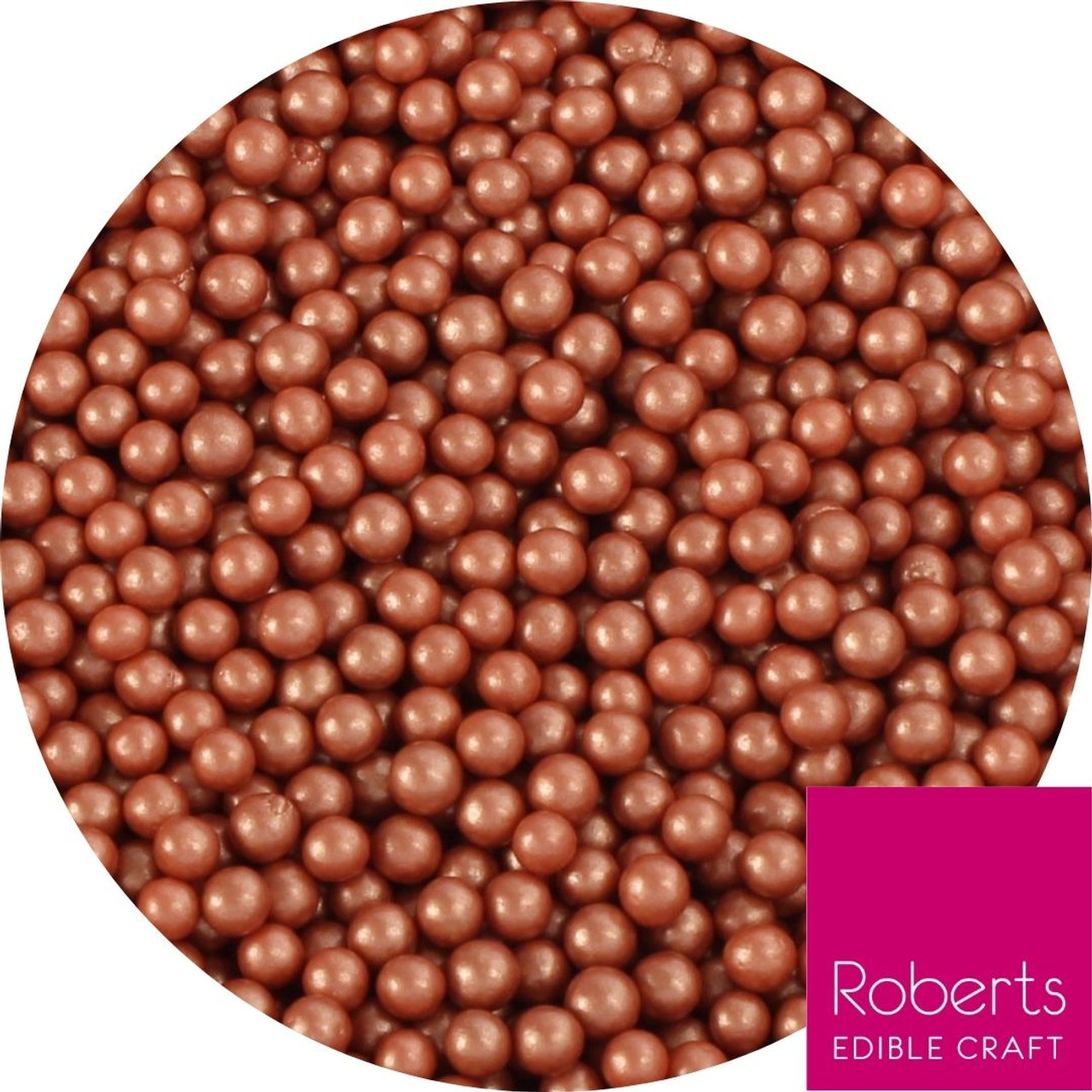 Bulk 5mm Sugar Ball Metallic Copper 1kg