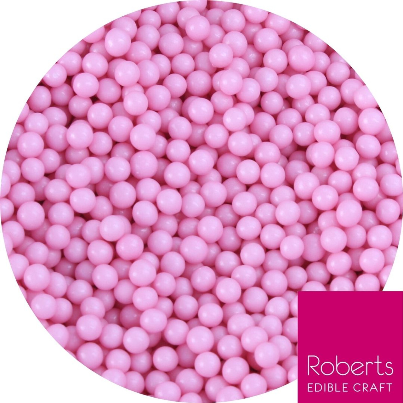 Bulk 5mm Sugar Ball Pink Pearlescent 1kg